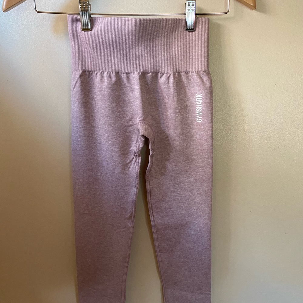 XS Adapt Marl Seamless Leggings (Light Purple)